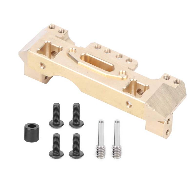 EVTSCAN Messing vorderen Stoßfänger -Servo -Bracket RC -Autozubehör 4 Gold von EVTSCAN