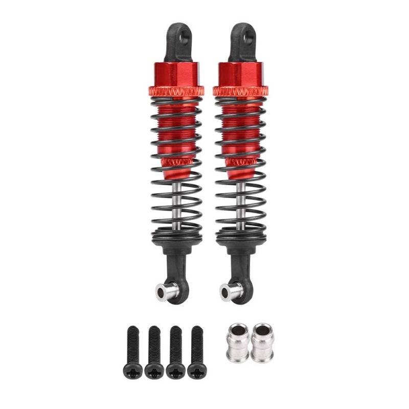 RC -Auto Aluminiumlegierung Stoßdämpfer Dämpfer für FS 1/18 RC LKW -Fernbedienung Teil Zubehör (736092R Red) von EVTSCAN