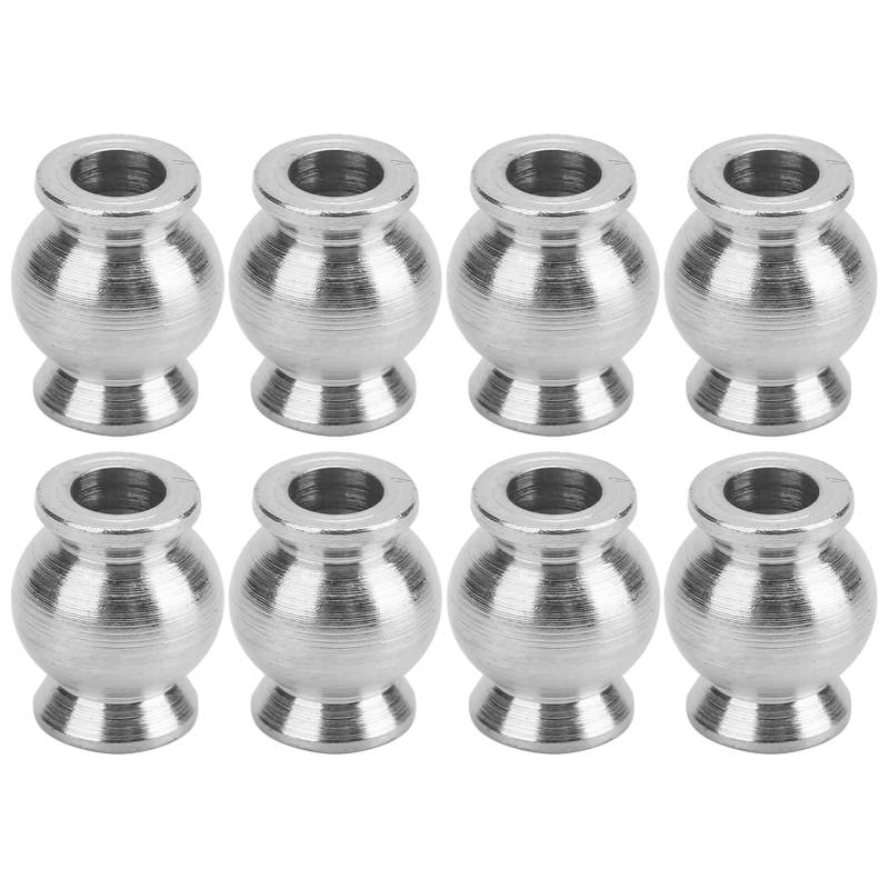 RC -Ballkopf -Stoßdämpfer -Dämpfer Upgrade für 1/8 RC -Auto Silber Leichtes Exquisite Handwerkskunst von EVTSCAN