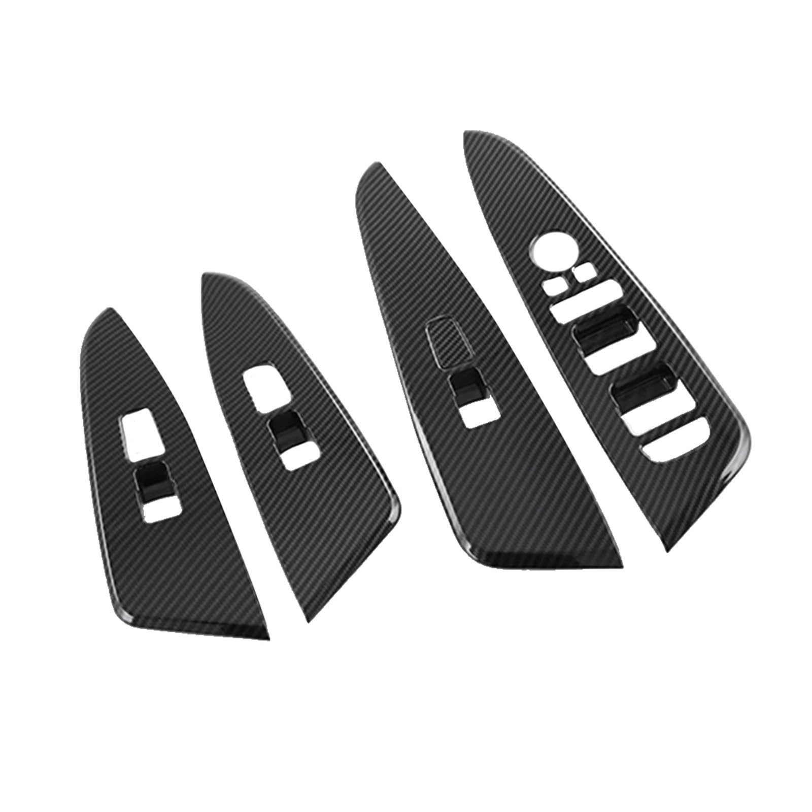 EVURU Carbon Faser Auto Tür Fenster Armlehne Abdeckung Schalter Panel Abdeckung Aufkleber Trim Fit for Kia Sportage NQ5 2021 2022 Rahmenverkleidung für Schalttafel von EVURU