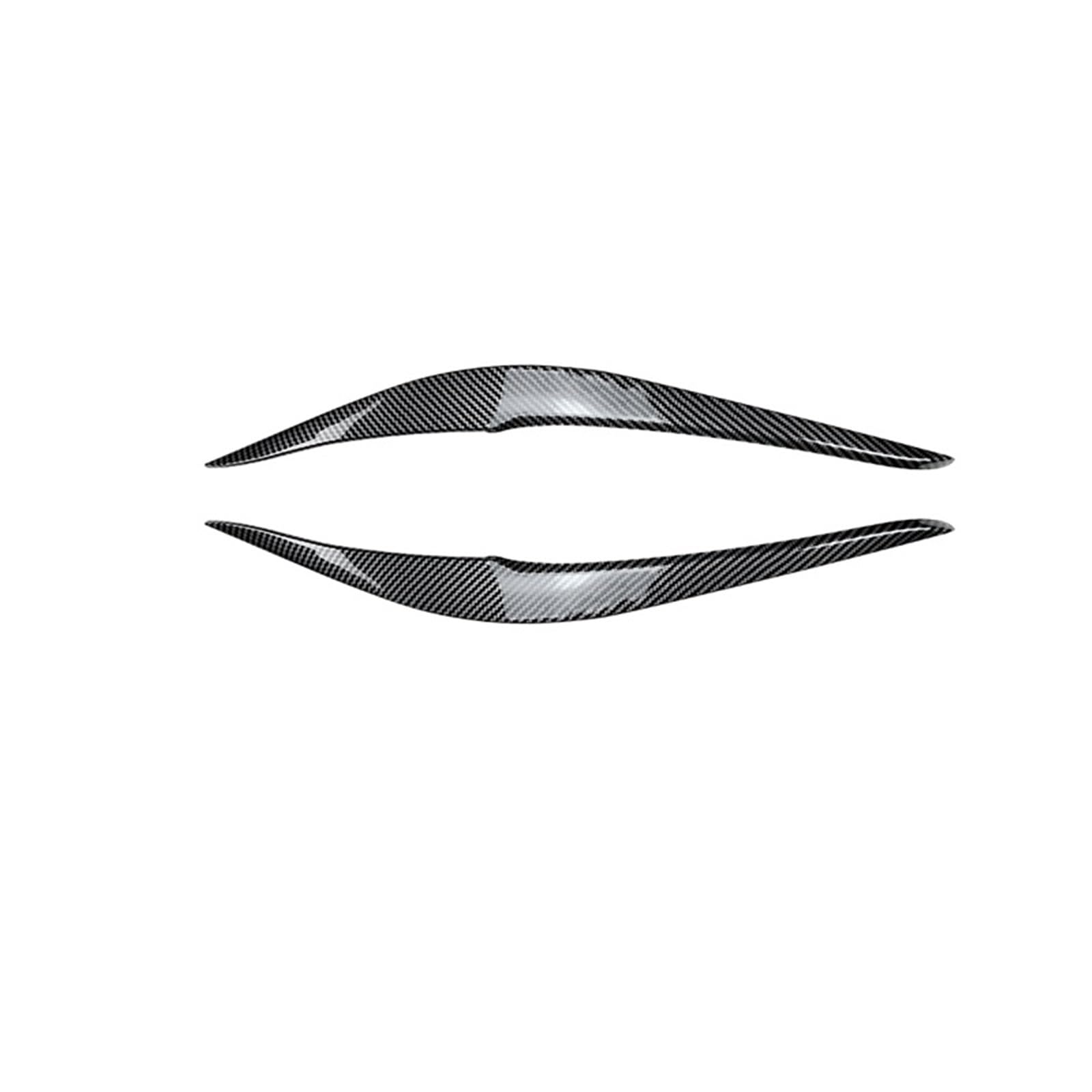 EVURU Scheinwerfer-Augenbrauen, Passend for BMW F87 M2 F22 F23 220i 228i 230i M235i M240i Frontscheinwerfer Augenbrauen Augenlid Paar glänzend schwarzer Aufkleber Zubehör 2014–2022 (Size : Carbon Loo von EVURU