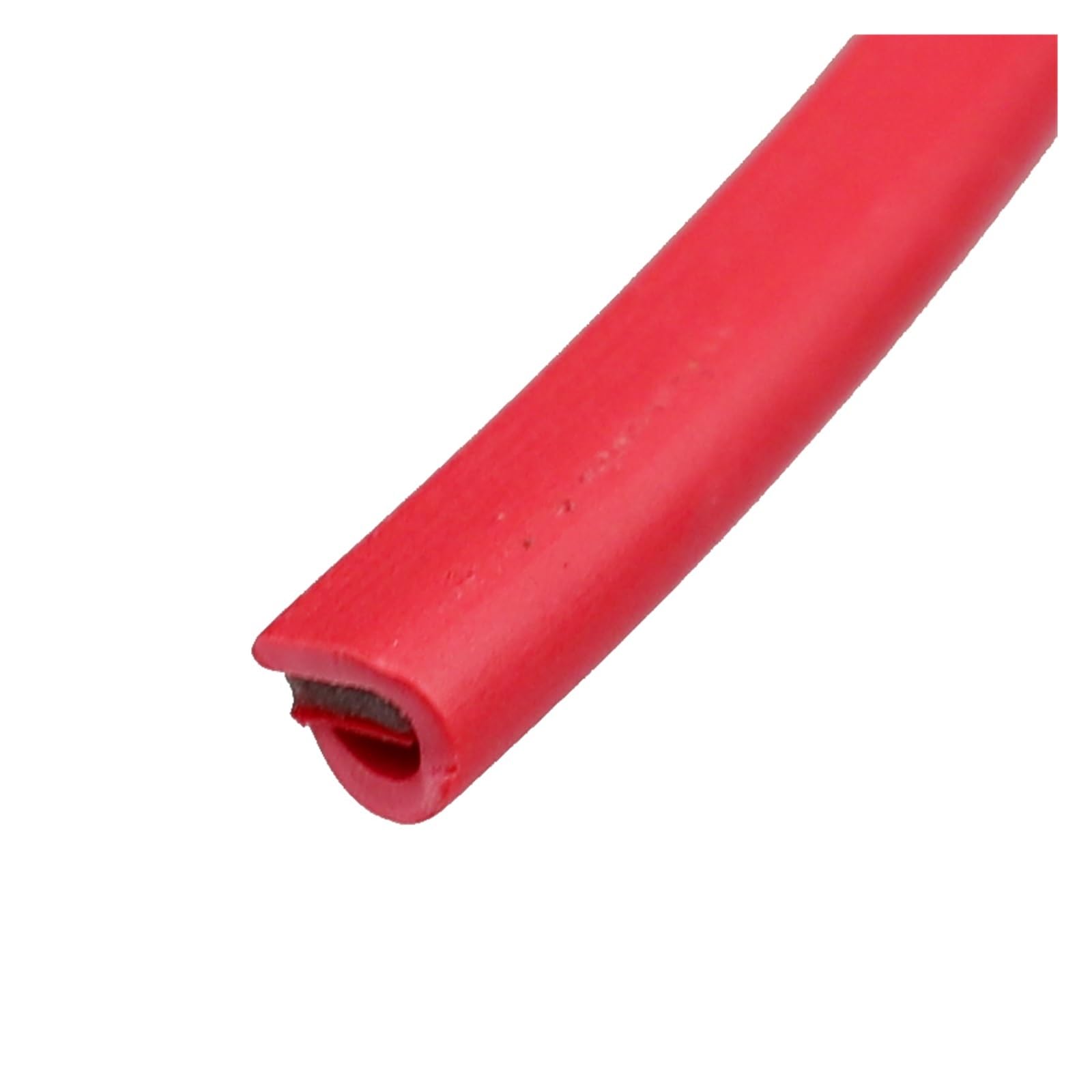 Qiong Store 5M Autotürkanten-Gummi-Kratzschutzstreifen, Auto-Styling-Formteile, Schutz, Seitentüren, Formteile, Selbstklebender Kratzschutz (Color : Red) von EVURU