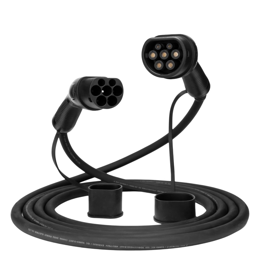 EVloaded | Ladekabel für Elektroautos (32A, 1-phasig, 7,2 kW, 5 m) - Mit 5-fachem Schutz & Temperaturkontrolle für 220V Haushaltssteckdosen von EVloaded