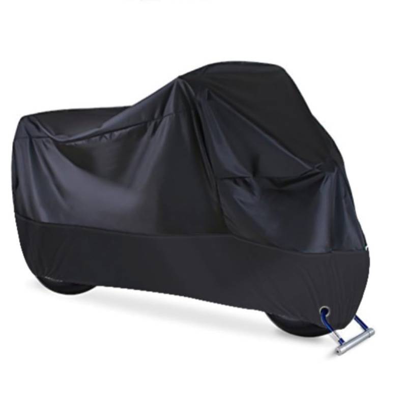 Motorrad Abdeckhaube für SH Mode 125,Motorradabdeckung Motorradplane,Motorradgarage MotorAbdeckung mit Schlüsselloch,A/Black von EWBNS