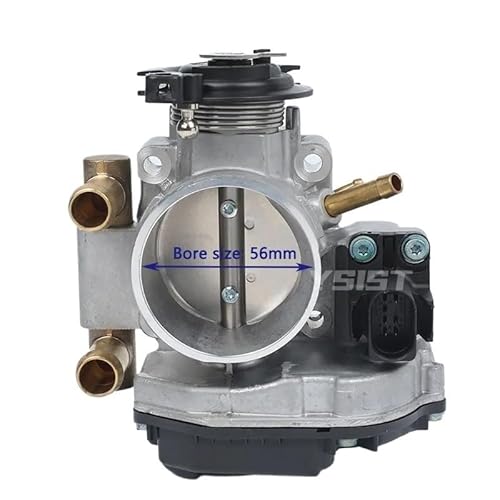 56mm Drosselklappengehäuse Kompatibel Mit VW Passat Golf IV Aodi A4 1,6 1,8 Körper Beschleunigung 058133063B von EWOPILNEX