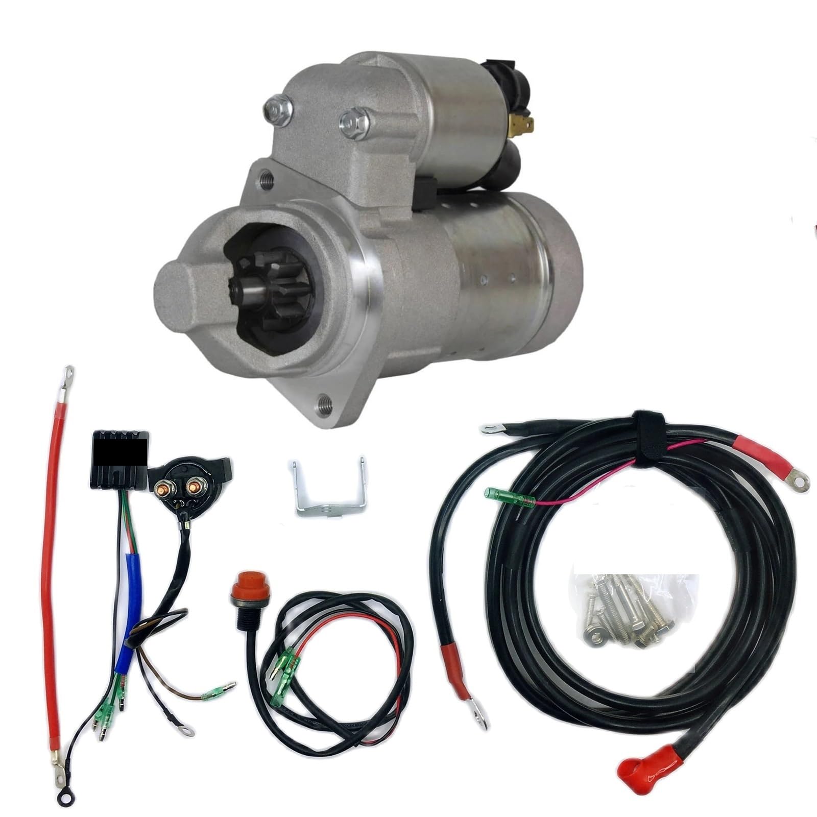 Elektrostarter-Umrüstsatz, kompatibel mit Suzuki-Außenbordmotor DF8A 00801F-61XXXX, 4-Takt, 8 PS, Schwungradstarter Elektrostarter-Umrüstsatz, kompatibel mit Suzuki-Außenbordmotor DF8A 00801F-61XXXX, 4-Takt, 8 PS, Schwungradstarter von EWOPILNEX