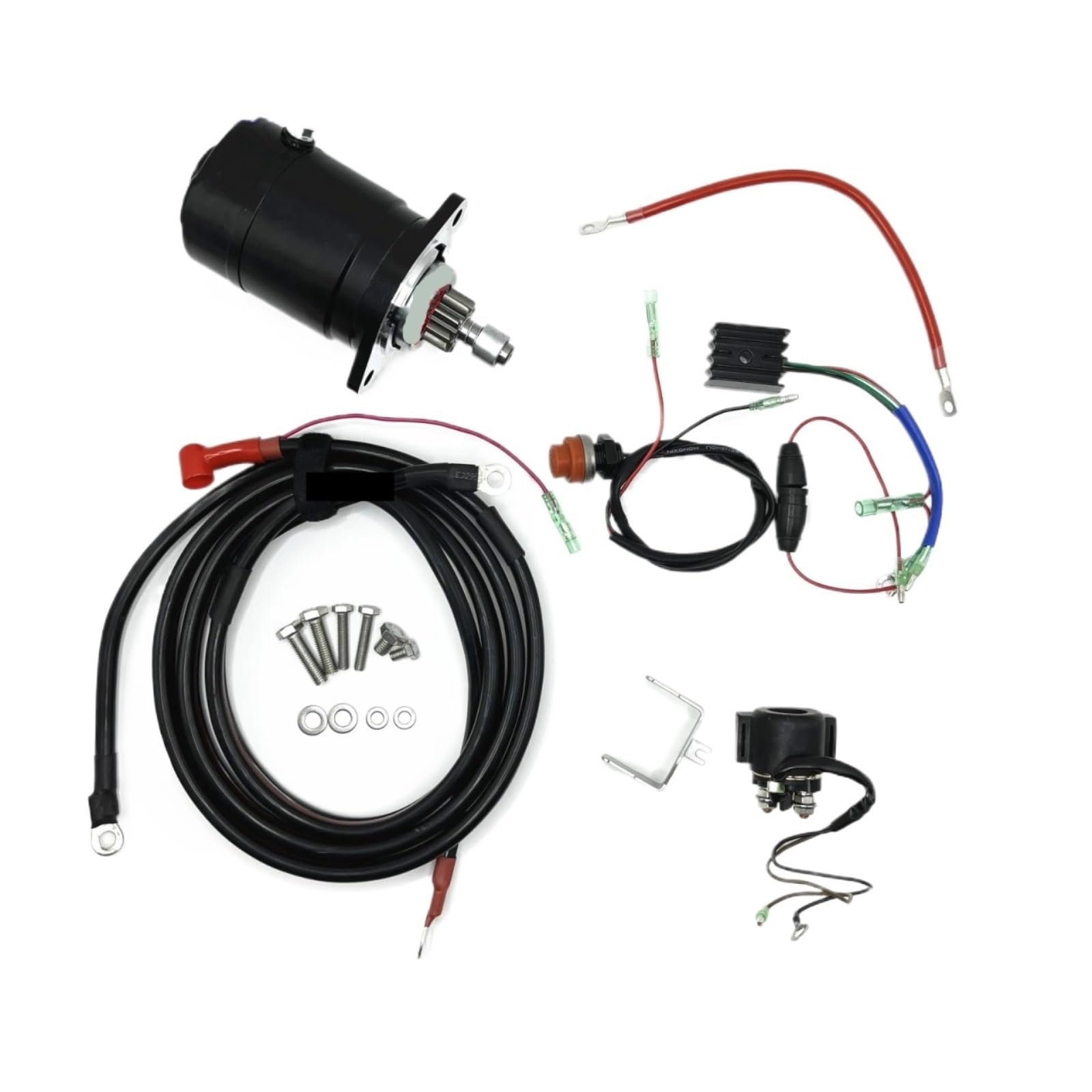 Elektrostarter-Umrüstsatz kompatibel mit Tohatsu M25C2 M25C3 M30A4 M35C M40C 2-Takt-Außenbordmotor(Without Gear Ring) von EWOPILNEX