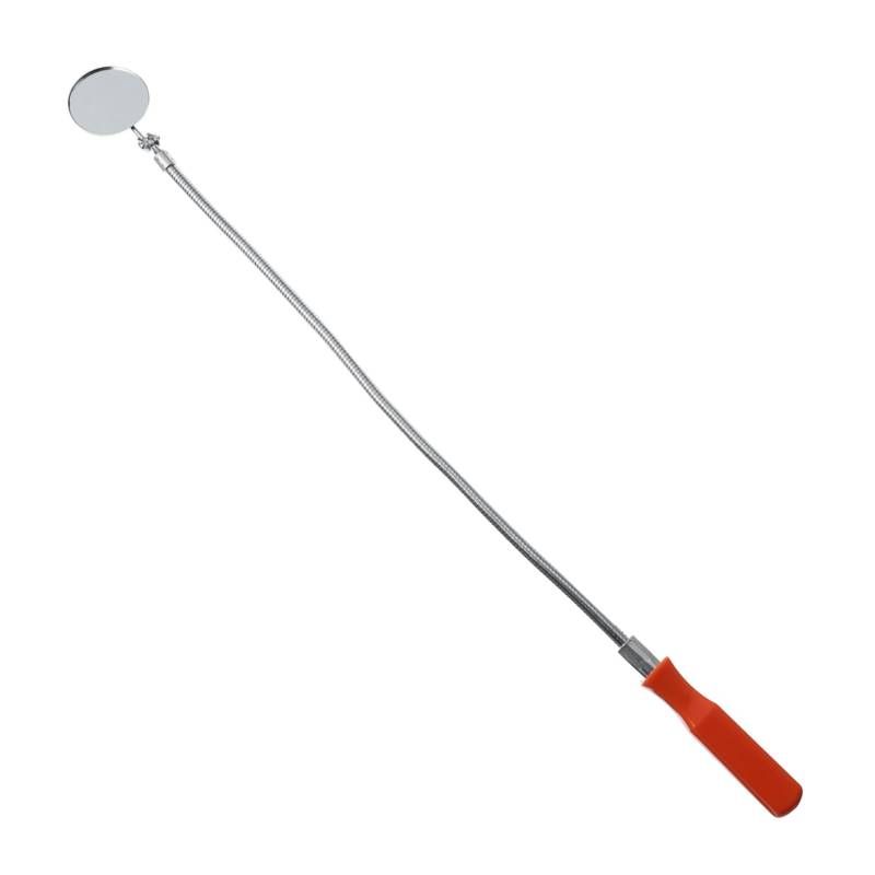 EXAOMBLE 1Stück Flexibler Runder Inspektionsspiegel für Fahrzeuge Schwenkbarer mit Ergonomischem für Inspektion von Ecken und Totwinkeln für Schwer von EXAOMBLE