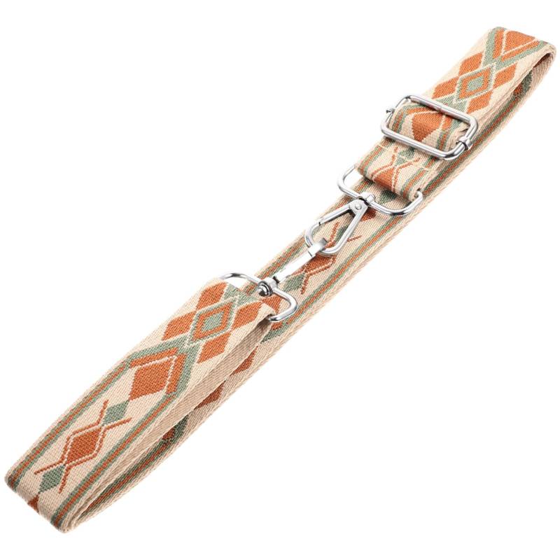 EXAOMBLE Verstellbarer Schultergurt Für Taschen DIY Ersatzriemen Mit Haken Modischer Boho Stil Für Handtaschen Umhängetaschen Und Mehr Mit Silbernen von EXAOMBLE