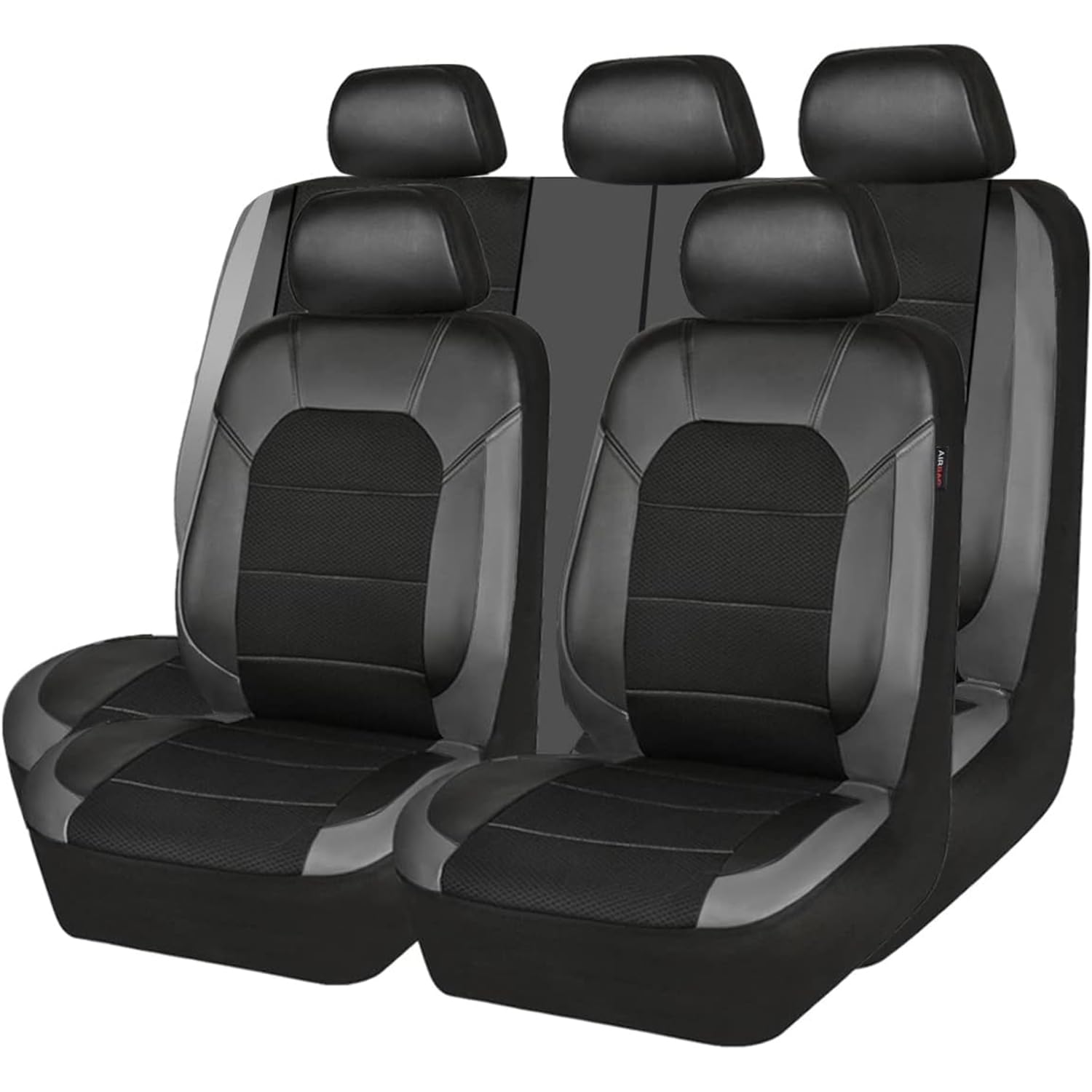 EXBERT Auto-Sitzbezug für Mercedes Benz M Class ML W166 W164 W163 SUV ML 250 / ML 300 / ML 350 / ML 400 / ML 450, 9-teiliges Set Sitzbezug Komplett-Set, PKW-Sitzbezüge, Sitzschoner 5 Sitzplätze,B von EXBERT