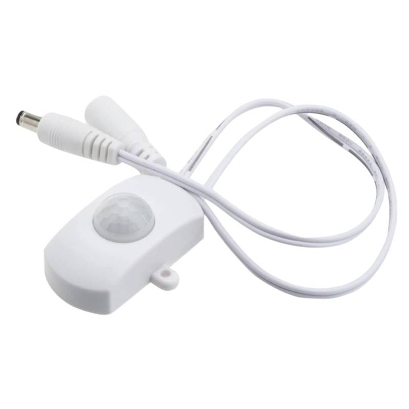 EXCEART 24V LED Infrarotsensor Schalter Controller Dc Für Automatische Beleuchtung Erfassungswinkel Flammhemmendes Material Einstellbare Verzögerung Für Treppe von EXCEART