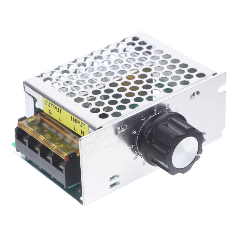 EXCEART 4000W Temperaturregler Ac Motor Controller Mit Sicherung Elektronischer Spannungsregler Für Geschwindigkeits Und Temperaturregelung Für Haushalte Und Fabriken von EXCEART