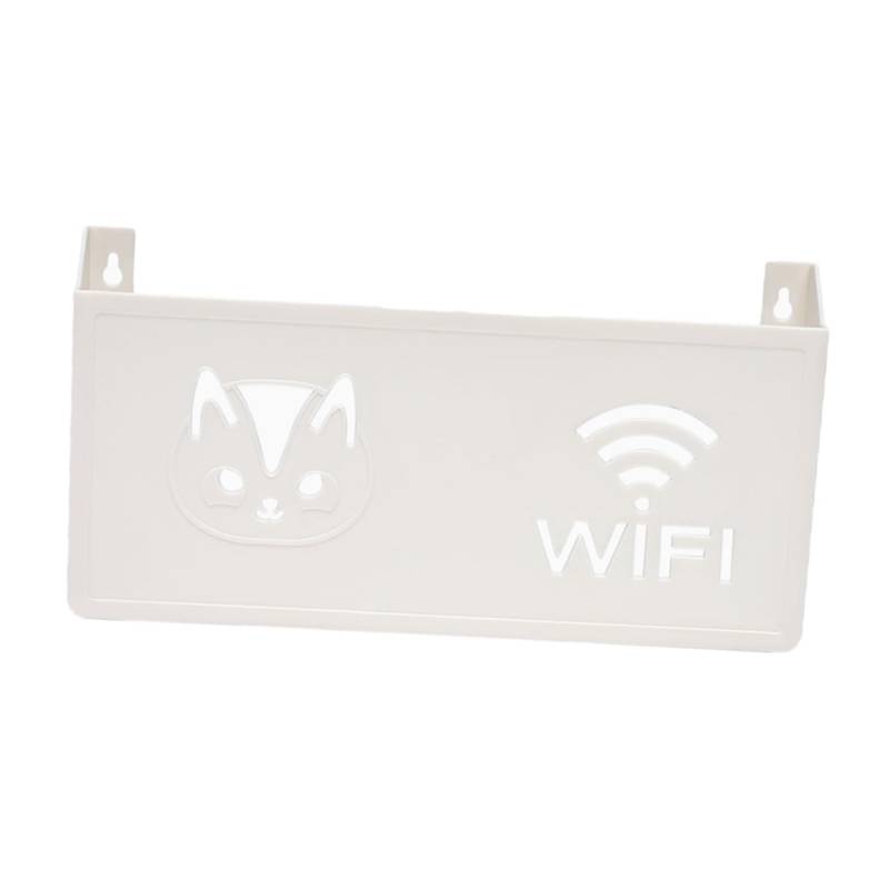 EXCEART Kasten Wandaufbewahrungsbox Versteck Montieren W-lan Leben Halter Dekoration Abdeckung Montiert Dekorativ Router -stand Router-schrank Router-hider Router-rack Plastik Weiß von EXCEART