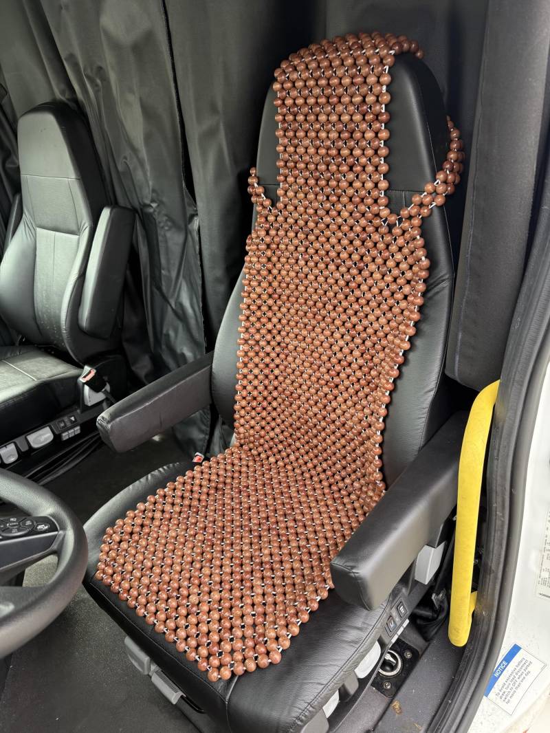 EXCEL LIFE Extra großer Naturholz-Perlen-Sitzbezug für LKW, Anhänger, Van, Wohnmobil von EXCEL LIFE