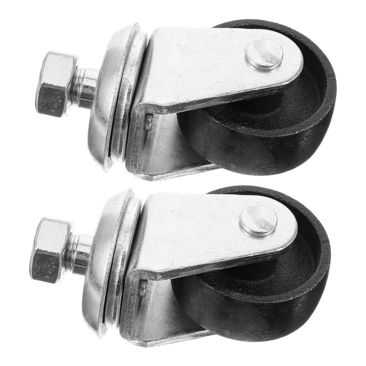 EXHUMKY 2Stücke Hydraulisches Wagenheber Rad Schwenkrollen Zubehör für Anhängerheber Robuste Konstruktion für Mühelose Handhabung und Verbesserte Effizienz EXHUMKY 2Stücke Hydraulisches Wagenheber Rad Schwenkrollen Zubehör für Anhängerheber Robuste Konstruktion für Mühelose Handhabung und Verbesserte Effizienz von EXHUMKY