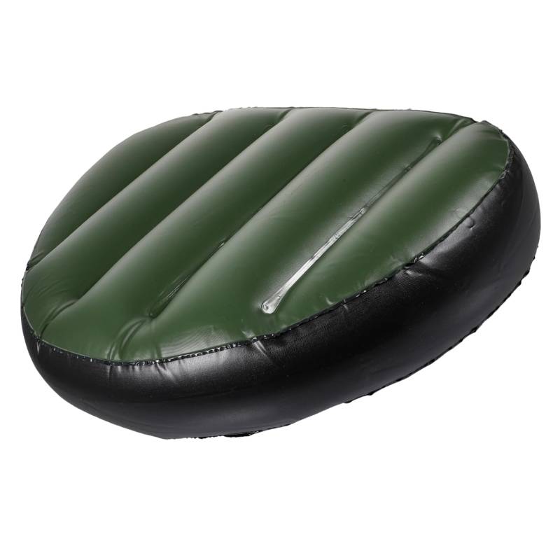EXHUMKY aufblasbares Kissen Beibootsitz Camping Aufblasbares Boot sitzen aufblasbares Sitzkissen Zurück schlauchboot Kajak-Sitzkissen Aufblasbares Angelkissen PVC Green von EXHUMKY