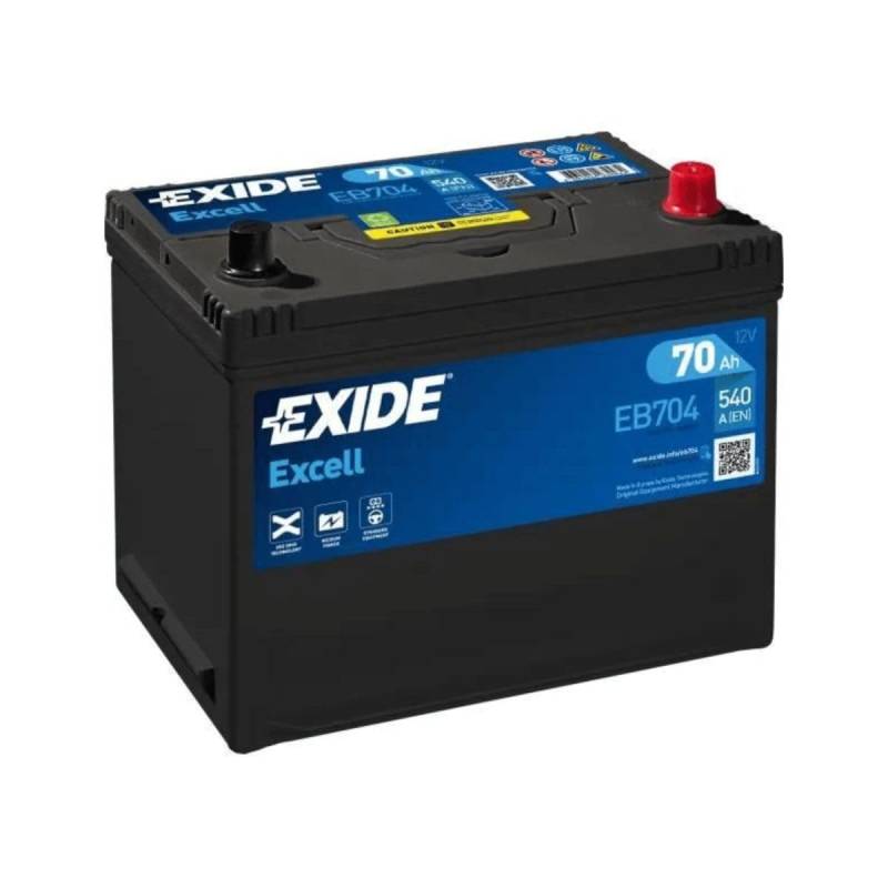 EXIDE "Excelle Batterie. Typ: EB 704 Originalnummer: EB704. von Exide