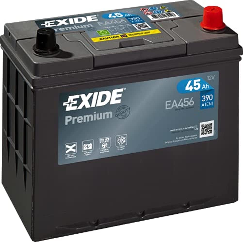 Exide EA456 Premium Starterbatterie 12V 45Ah 390A von Exide
