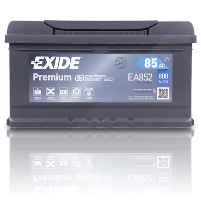 Exide EA852 Premium Carbon Boost 85Ah 800A [Hersteller-Nr. EA852] für Alfa Romeo, Alpina, Aston Martin, Audi, BMW, Chevrolet, Chrysler, Dodge, Ford, I von Exide