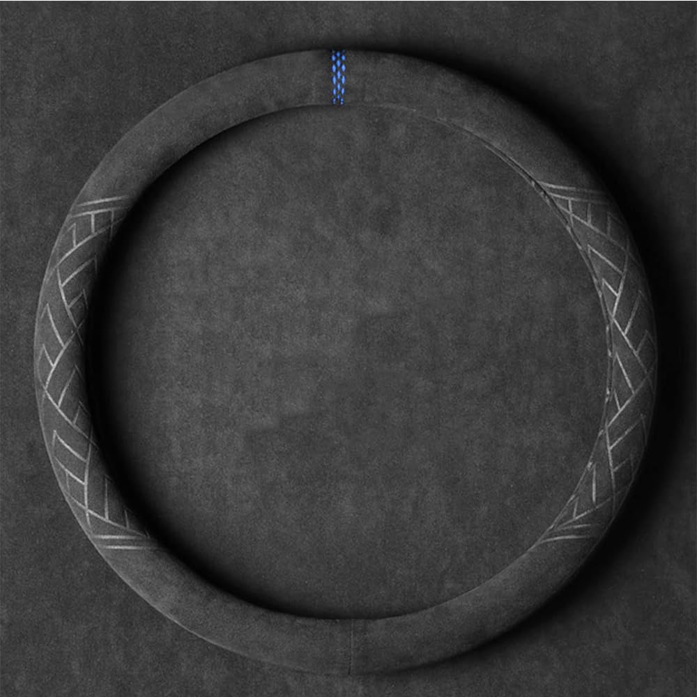 Auto Lenkradbezug für Mercedes Benz ML SUV M-Class W163 W164 W166 320 350 400 500/ML 55 63 Suede Atmungsaktive Lenkradhülle rutschfestes Leder Lenkradschutz Protector,Blue-O Type Auto Lenkradbezug für Mercedes Benz ML SUV M-Class W163 W164 W166 320 350 400 500/ML 55 63 Suede Atmungsaktive Lenkradhülle rutschfestes Leder Lenkradschutz Protector,Blue-O Type von EXOGUN