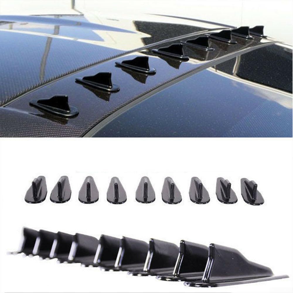 PP EVOStyle SharkFins Spoiler Wing Kit Dach für Vortex Generator Verbessert Kraftstoffeinsparung, Erhöht Höchstgeschwindigkeit und Leistung PP EVOStyle SharkFins Spoiler Wing Kit Dach für Vortex Generator Verbessert Kraftstoffeinsparung, Erhöht Höchstgeschwindigkeit und Leistung von EXTRWORY
