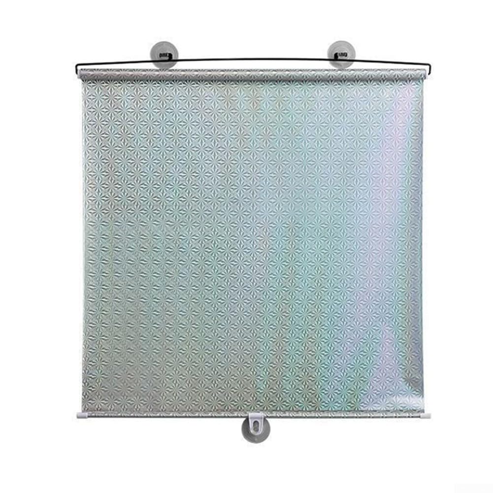 Praktischer Saugnapf-Sonnenschutz, einziehbar, für Heim- und Automobilanwendungen (125 x 45 cm) von EXTRWORY