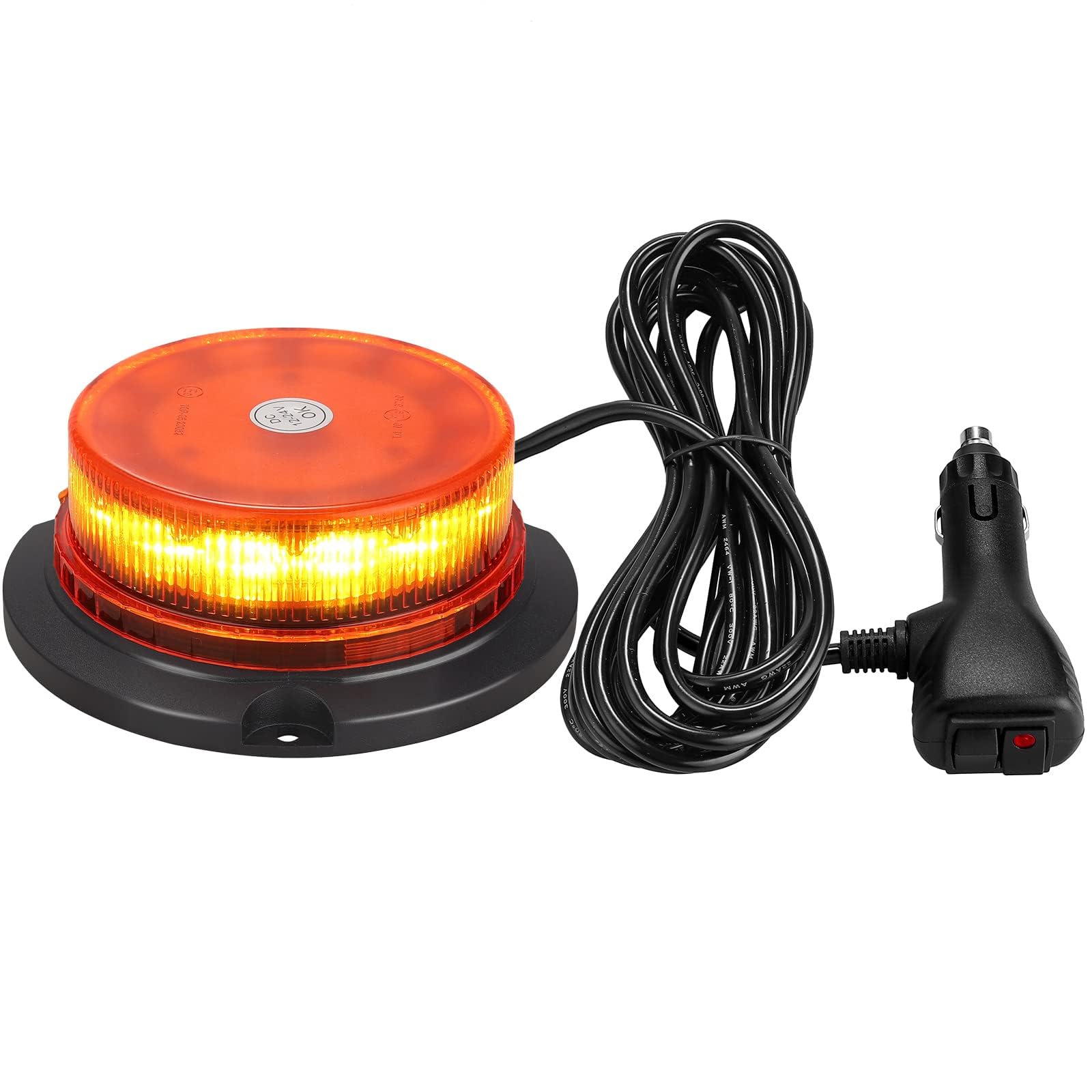 EYPINS 12 LED Rundumleuchte 10-30V, Gelb Rundumkennleuchte Auto Warnleuchte, 12W Magnet Warnlicht Blinkleuchte Strobe Beacon Light IP56 für Auto Anhänger Wohnwagen SUV | R10 E9 R65 EYPINS 12 LED Rundumleuchte 10-30V, Gelb Rundumkennleuchte Auto Warnleuchte, 12W Magnet Warnlicht Blinkleuchte Strobe Beacon Light IP56 für Auto Anhänger Wohnwagen SUV | R10 E9 R65 von EYPINS