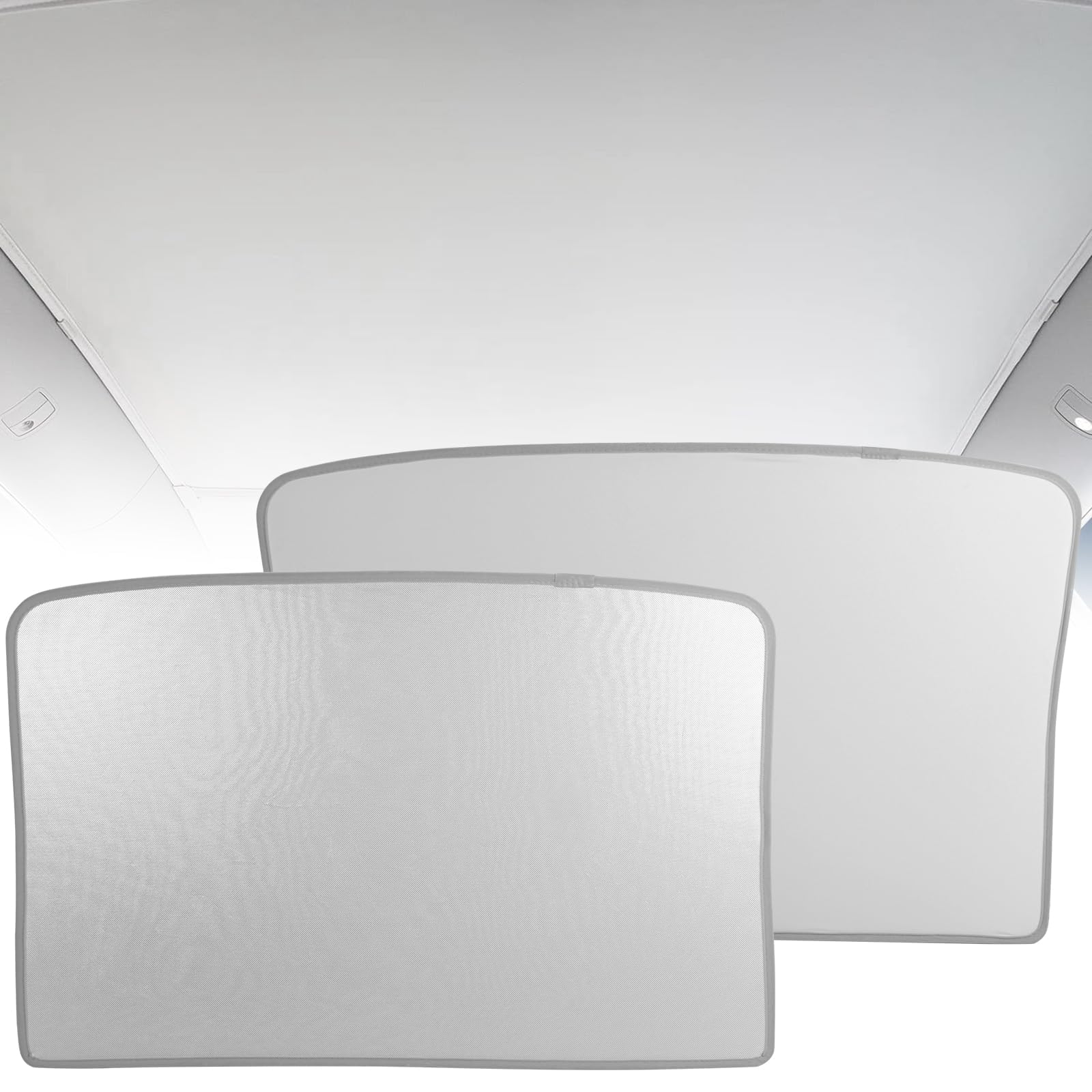 EYPINS Auto Sonnendach Sonnenschutz für Tesla Model Y 2020-2024 Sonnenschirm UV-Blocker, Doppelschicht Reflektierende Lichtbarriere, Camping Sichtschutz Dach faltbar Schiebedach Sonnenschutz-Silber EYPINS Auto Sonnendach Sonnenschutz für Tesla Model Y 2020-2024 Sonnenschirm UV-Blocker, Doppelschicht Reflektierende Lichtbarriere, Camping Sichtschutz Dach faltbar Schiebedach Sonnenschutz-Silber von EYPINS