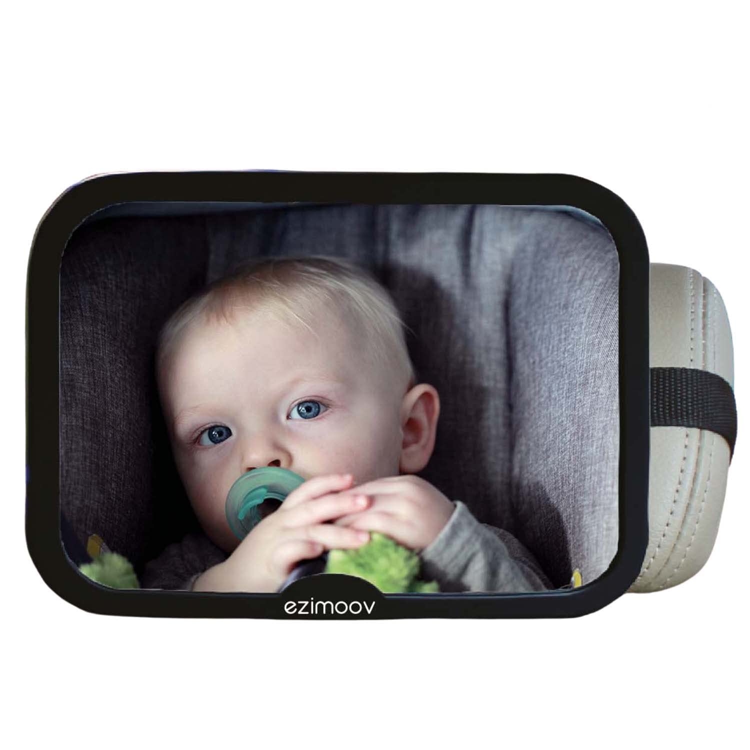 EZIMOOV Spiegel Babyschale Rücksitz - Rückspiegel Rückwärtsgerichteter Autositz, um Ihr Kind sicher zu sehen - Recyceltes Material rpet und recycelte Verpackung - Scharfe und breite Sicht von EZIMOOV