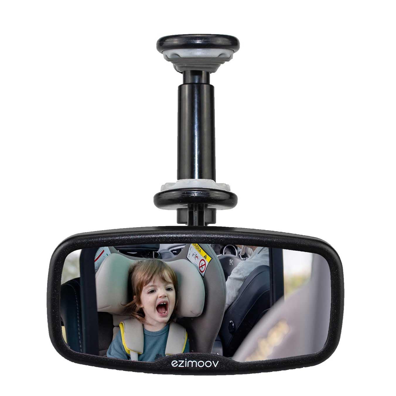 EZIMOOV - Spiegel zum Anklemmen an die Vorderseite des Autos, um das Baby sicher zu überwachen Unzerbrechliche Rückansicht Herstellung aus recyceltem Kunststoff rPET von EZIMOOV