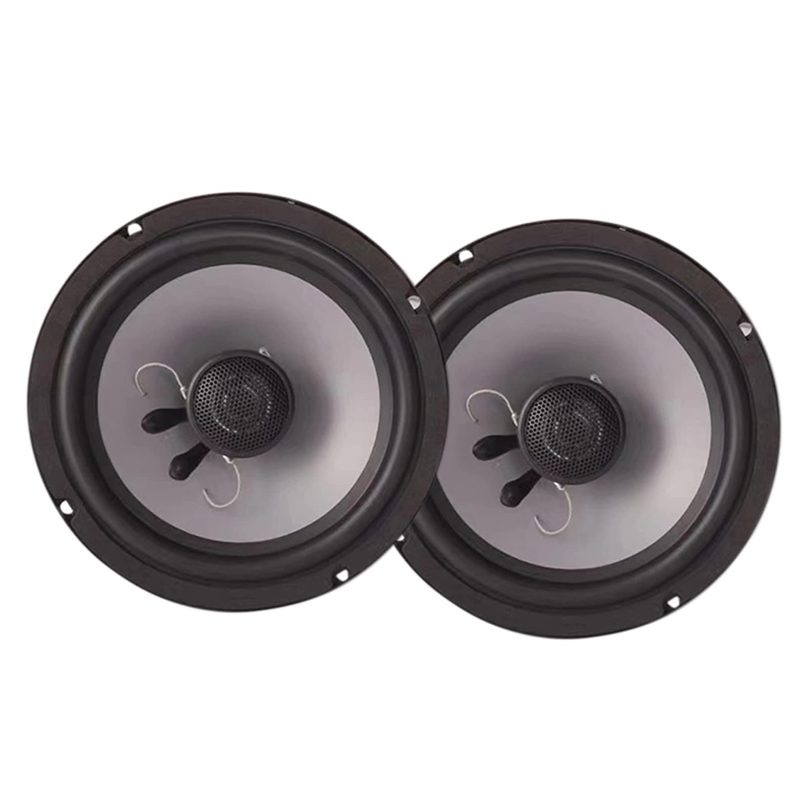 Universal Audio 80W Power Reference 6,5 Zoll Car Horn Stereo Stereo Koaxiallautsprecher, Multidirektionallautsprecher mit PEI-Dome-Hochtöner, Metallnettoabdeckung, Allgemeines Universal Audio 80W Power Reference 6,5 Zoll Car Horn Stereo Stereo Koaxiallautsprecher, Multidirektionallautsprecher mit PEI-Dome-Hochtöner, Metallnettoabdeckung, Allgemeines von Eacam