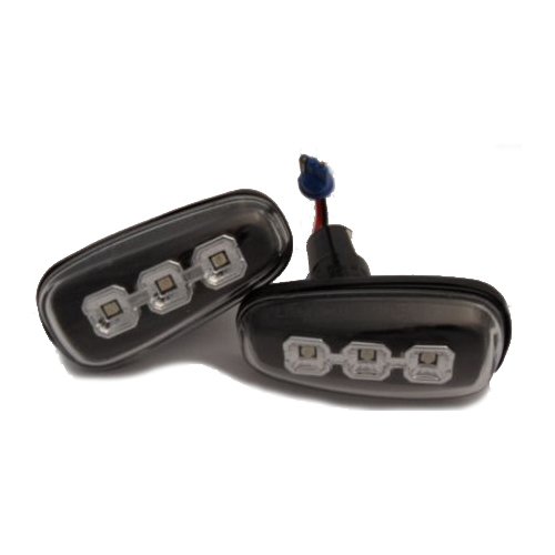 Eagle Eyes OP036-U00W0-B2H Schwarz Chrom LED Seite Repeater Indikatoren Blink von Eagle Eyes