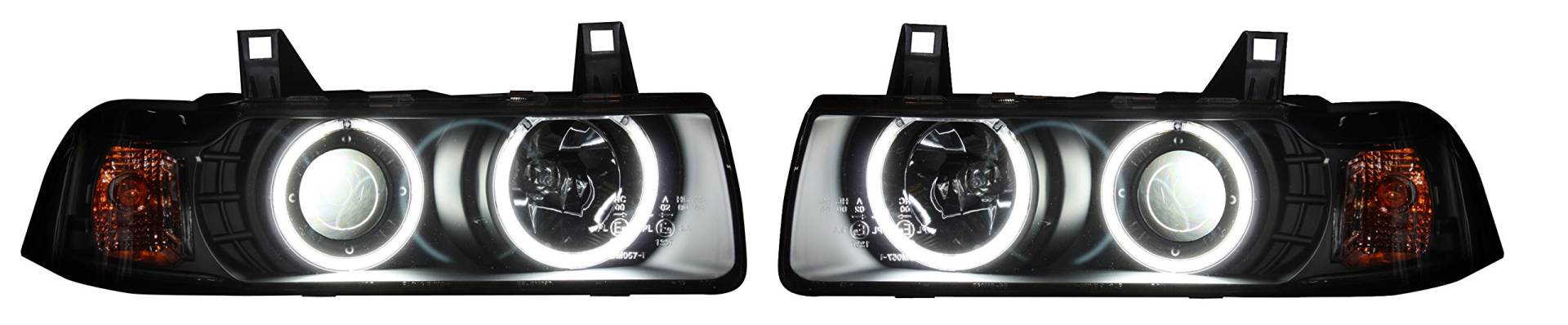 Projektor Scheinwerfer LHD Angel Eyes CCFL schwarz E36 Coupe Cabrio 90-99 Projektor Scheinwerfer LHD Angel Eyes CCFL schwarz E36 Coupe Cabrio 90-99 von Eagle Eyes