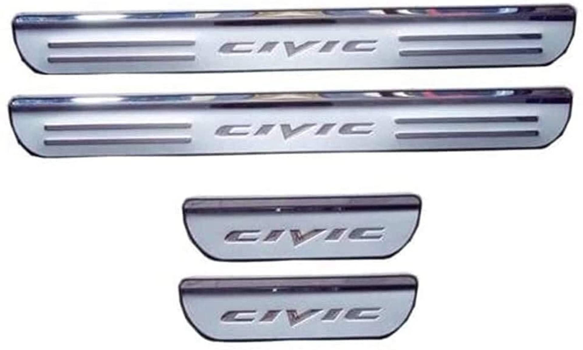 Eamily 4 Stück Auto Edelstahl Trittplatten Türschweller für Honda Civic 10. 2016 2017 2018 2019 2020 2021 2022 Willkommen Pedal Scuff Guard Anti-Rutsch Zubehör Eamily 4 Stück Auto Edelstahl Trittplatten Türschweller für Honda Civic 10. 2016 2017 2018 2019 2020 2021 2022 Willkommen Pedal Scuff Guard Anti-Rutsch Zubehör von Eamily
