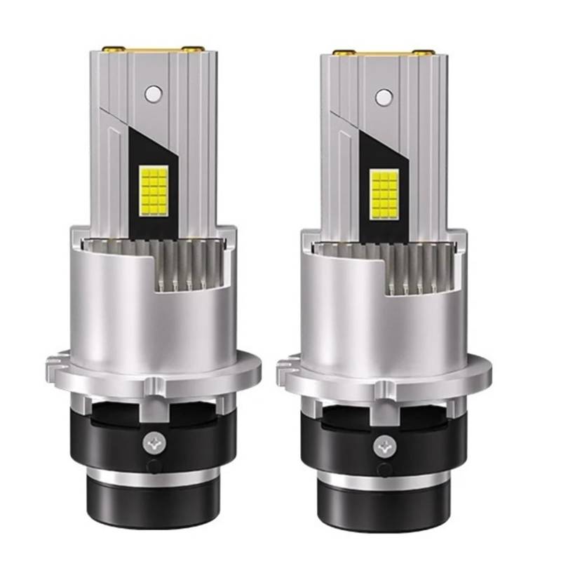 Eapoiuyr Kompatibel Mit D2S D4S LED-Autoglühbirne D2R D4R LED Hochleistungs-Autolicht 1700 W Plug And Play 9570 CSP Chip Turbolicht 6000 K(D4S D4R) von Eapoiuyr