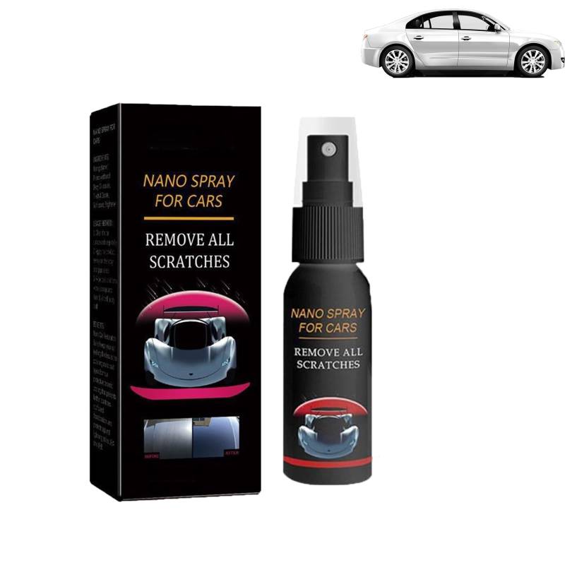 EasPowest Nuracoat Nano Car Spray, 2025 New Car Scratch Quick Repair Nano Spray, Multifunctional Coating Renewal Agent,Instant Invisible Scratch Remover,Long-Lasting Protection, All Cars (30ML,1PCS) von EasPowest