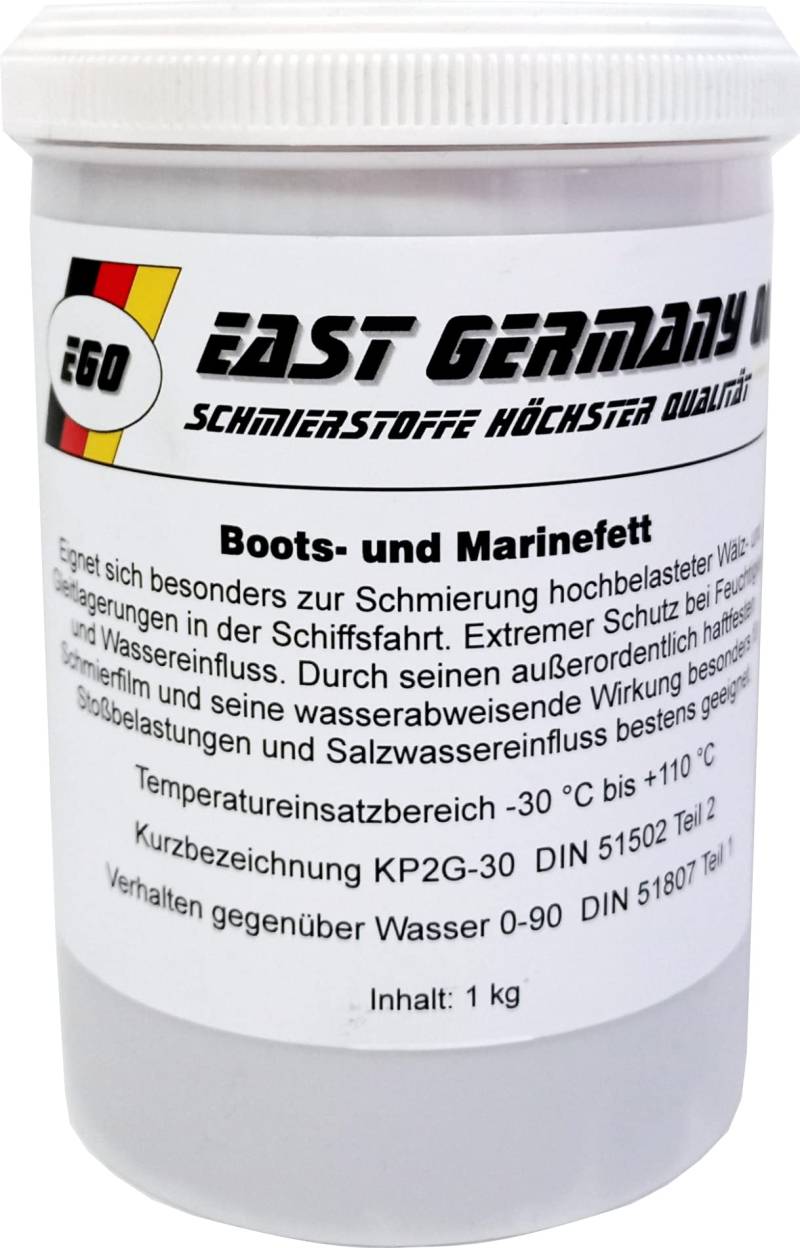 East Germany OIL Boots-u. Marinefett Dose 1 Kg von East Germany OIL