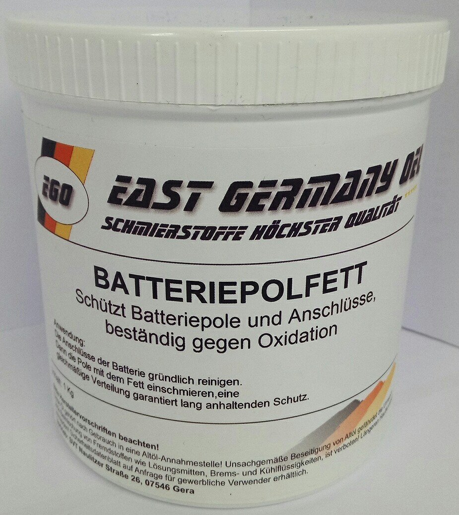 East Germany OIL Batteriepolfett Dose 1Kg InhaltF von East Germany OIL