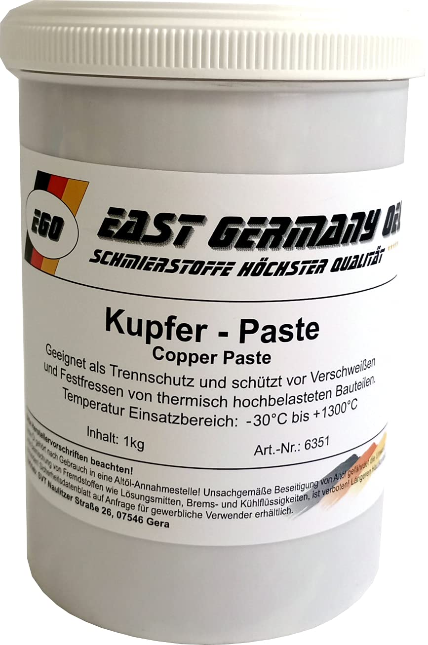 East Germany OIL Kupferpaste Dose 1 Kg von Zigzagmars
