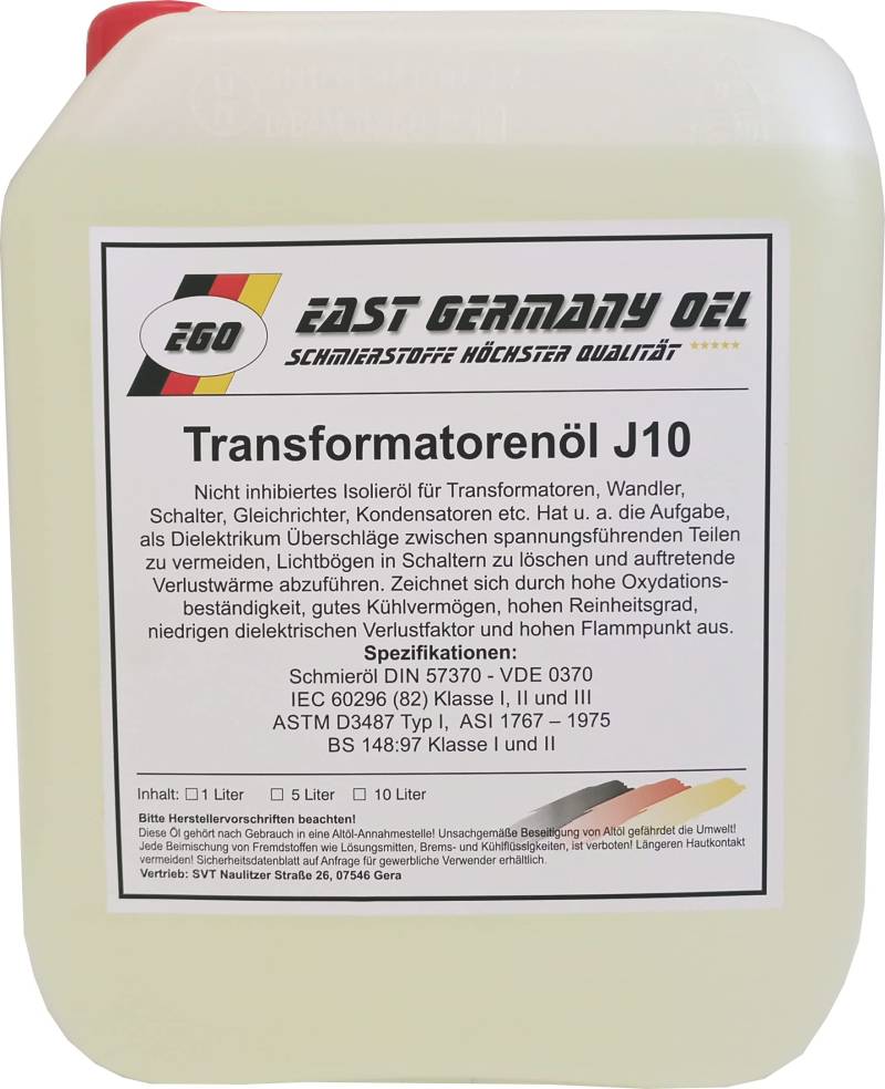 East Germany OIL Transformatorenöl, Kanister 5 Liter von East Germany OIL