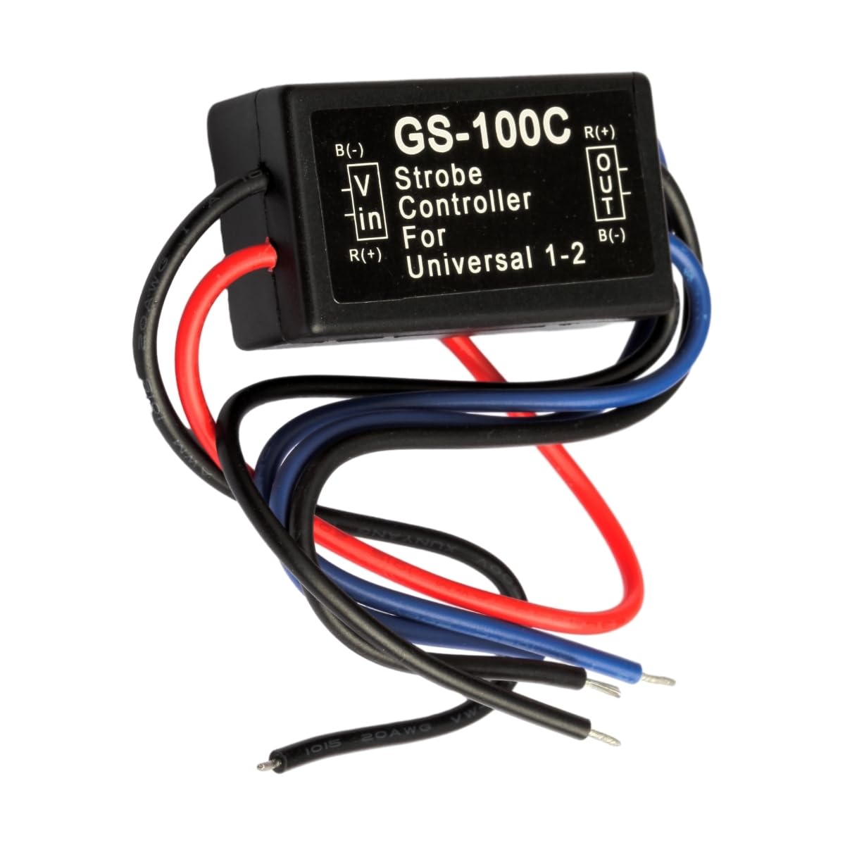 1 Stück GS-100C DC 12 V Blitz-Stroboskop-Controller, Auto-Blinkmodul 1 Stück GS-100C DC 12 V Blitz-Stroboskop-Controller, Auto-Blinkmodul von Eastsplend