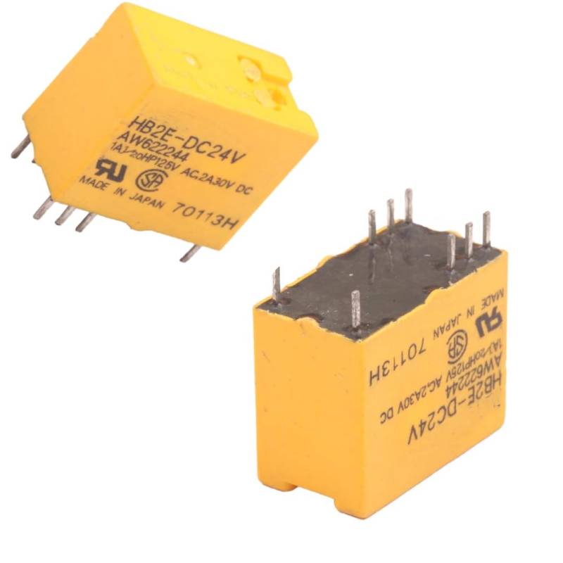 2 Stück HB2E-DC24V DC24V 8-poliges Relais von Eastsplend