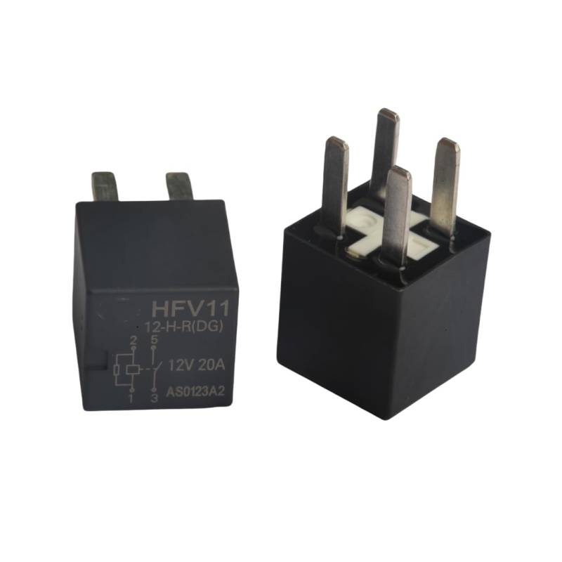 2 Stück HFV11 12-H-R DC12V 20A SPST 4-poliges Automobil-Relais von Eastsplend