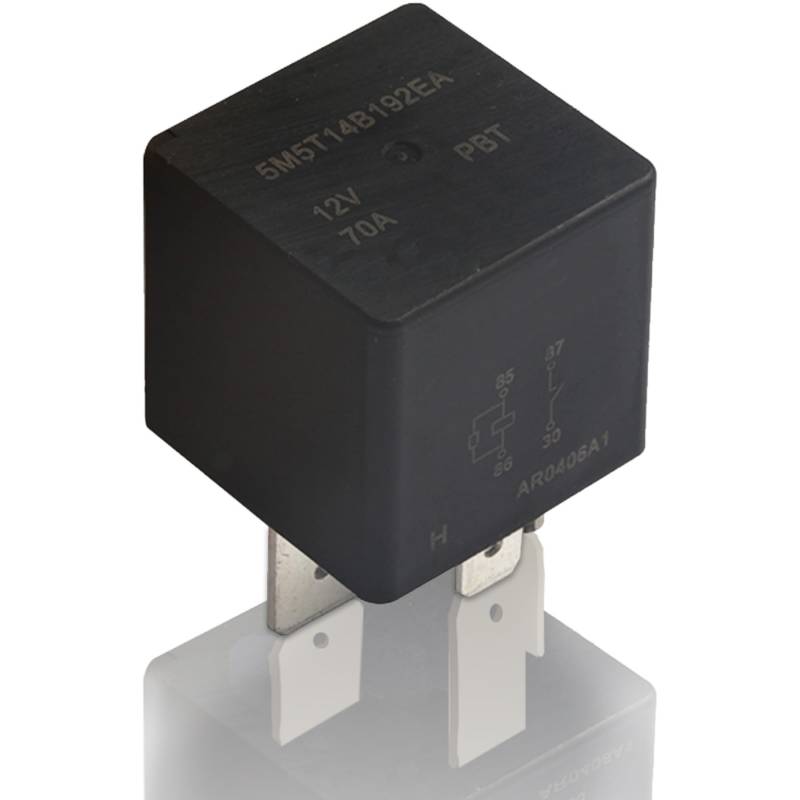 5M5T14B192EA DC12V 70A 4-poliges Kfz-Relais, kompatibel mit V23136-J4-X89 DH22-14B192-EA V23136-J4-X62 5M5T-14B192-EA V23136-J4-X60 von Eastsplend
