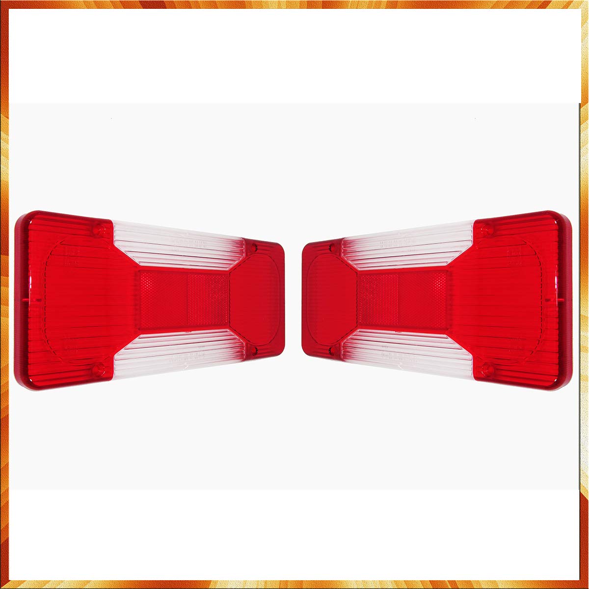 Easy Link 2x Lichtscheibe Glas Heckleuchte Rot/weiss für LKW Rückleuchten Easy Link 2x Lichtscheibe Glas Heckleuchte Rot/weiss für LKW Rückleuchten von Easy Link