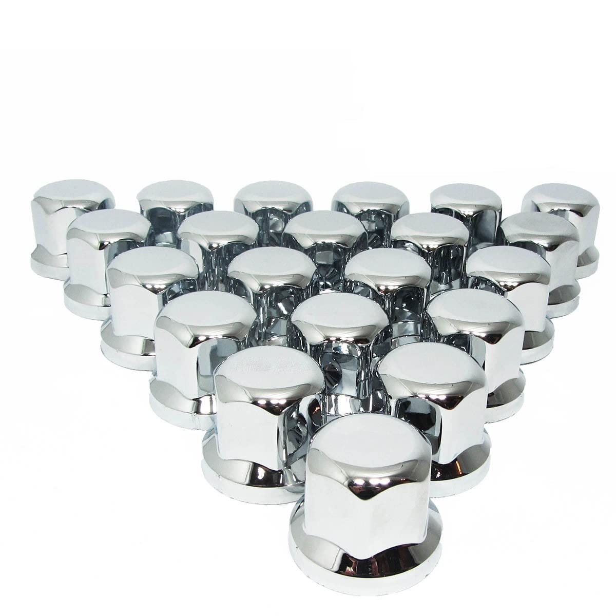 Easy Link 100 x 32 mm Radkappen Radmutterkappen Chrom Kunststoff SW32 LKW Anhänger Easy Link 100 x 32 mm Radkappen Radmutterkappen Chrom Kunststoff SW32 LKW Anhänger von Easy Link