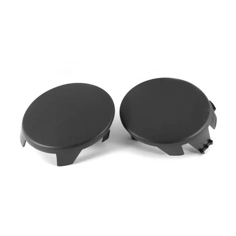2x Lüftungsgitter Stoßfänger Schwarz Nebelscheinwerferabdeckungen Kompatibel mit Renault Clio II 1998-2006 7701209099 7701209699 von Easy Link