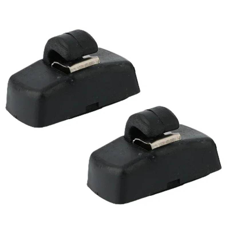 Easy Link 2x Sonnenblende Halter Halterung Clip Schwarz Kompatibel mit VW Transporter T5 Amarok Passat Caddy Golf Bora Polo Sharan Touran Skoda Octavia Superb Seat Ibiza Leon Toledo 3B0857561B von Easy Link