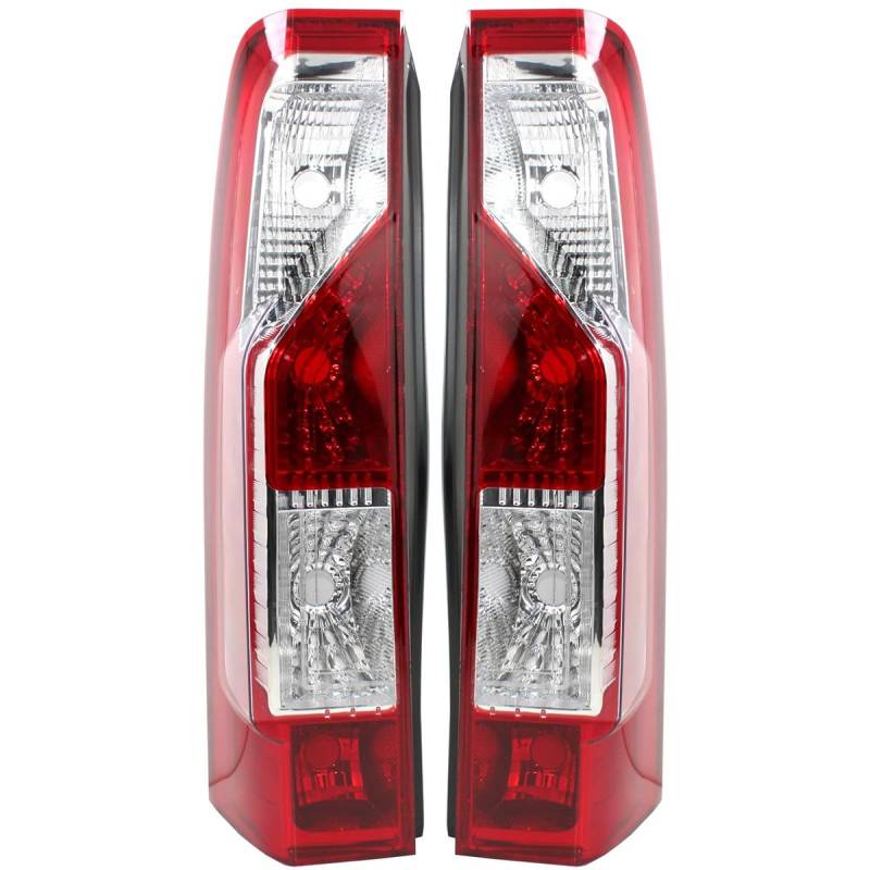 Easy Link 2x Rücklicht Rückleuchte Heckleuchte Rechts Links Kompatibel mit Renault Master 3 Opel Movano Nissan Interstar NV 400 2010- E-Prüf 265500023R 265550023R von Easy Link