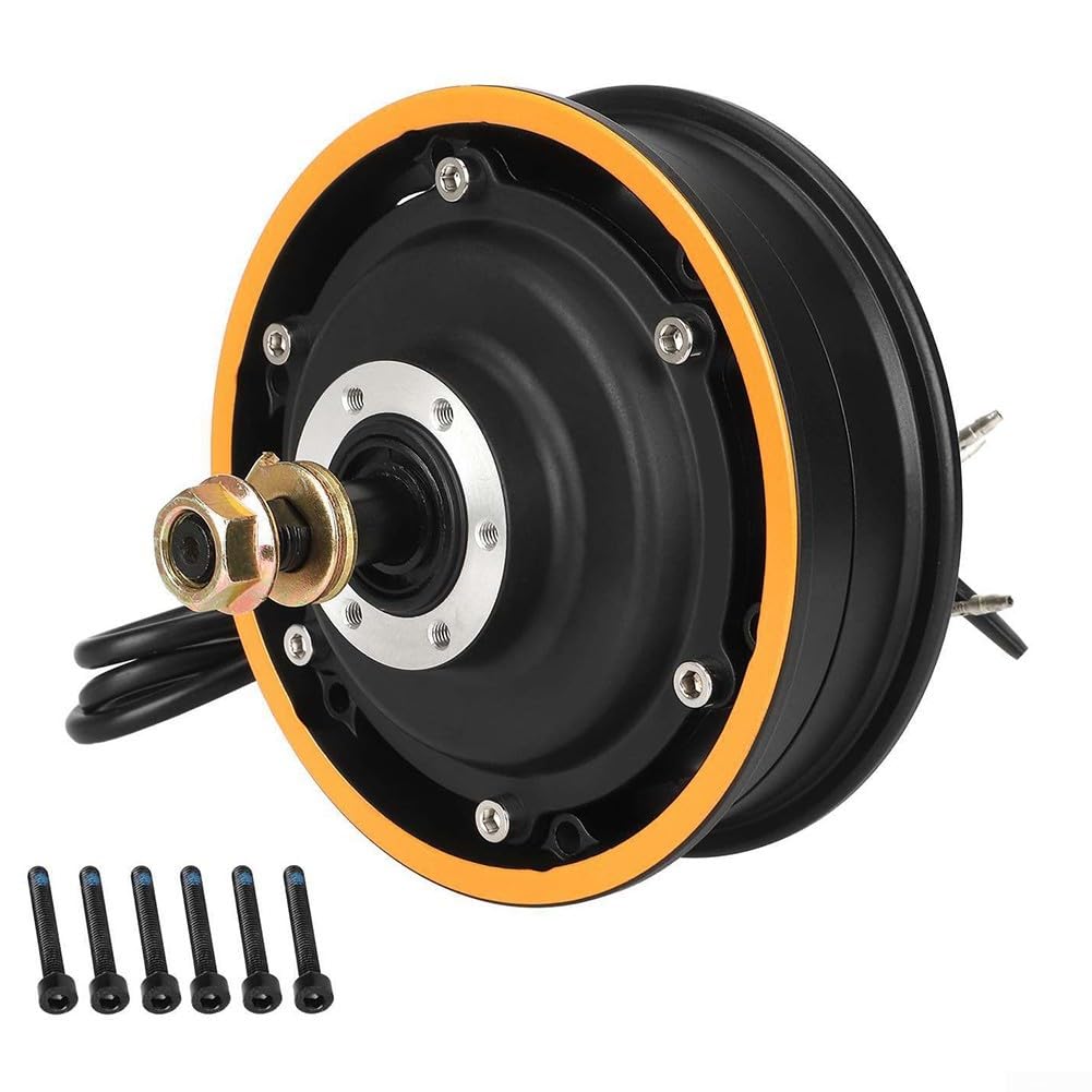 Elektroroller mit Scheibenbremsmotor, 21,6 cm Motornabe Ersatzteile mit 6 Schrauben für Kukirin für G2 für Pro Elektroroller mit Scheibenbremsmotor, 21,6 cm Motornabe Ersatzteile mit 6 Schrauben für Kukirin für G2 für Pro von EasyByMall